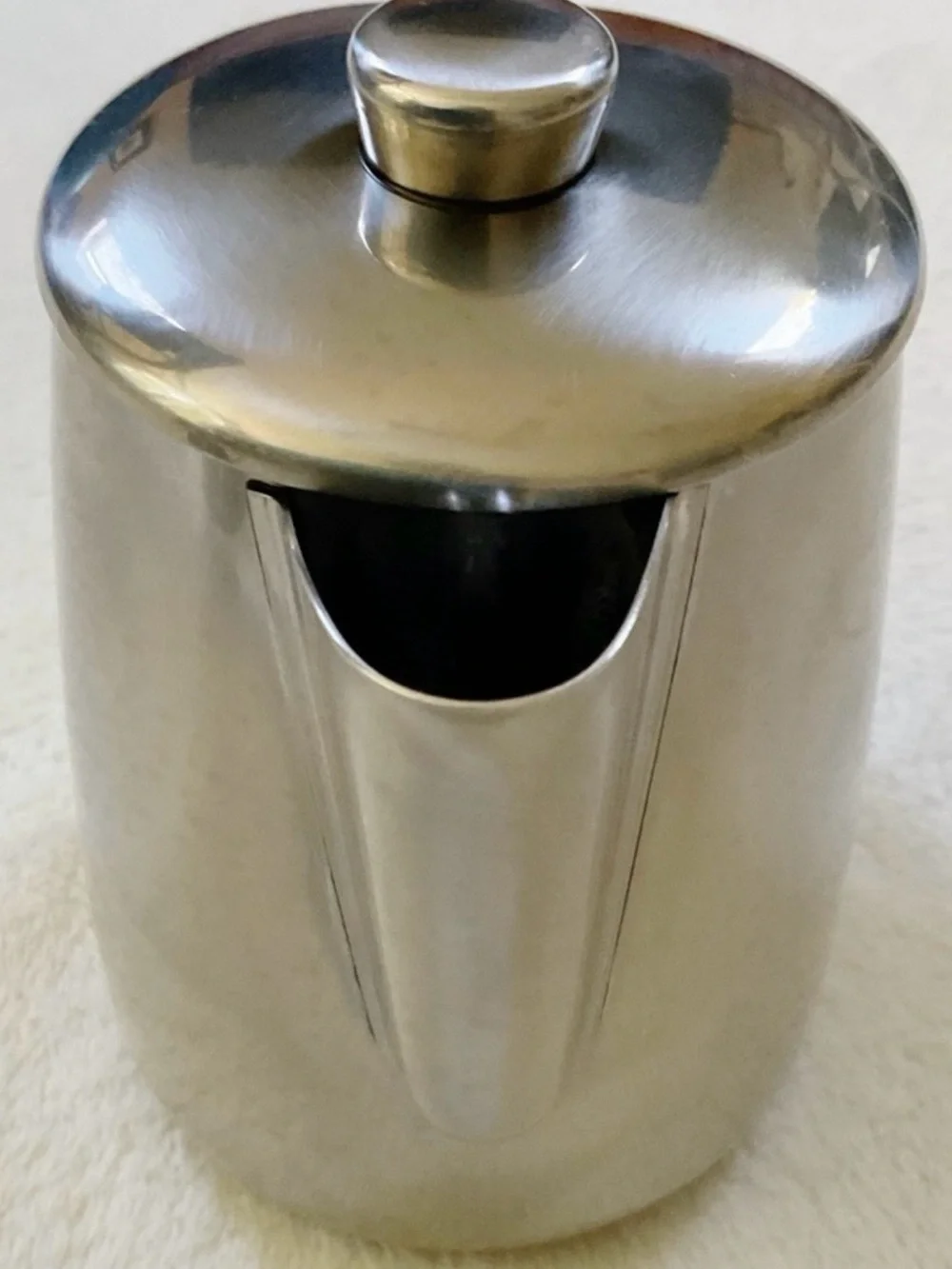 Vintage Alessi Italy 18/10 Stainless Steel Coffee Server Pot Modernist MCM
